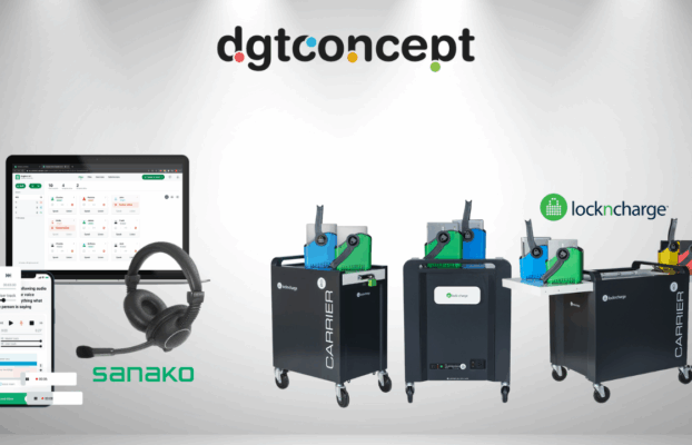Sanako, LocknCharge et DGT Concept s’associent pour révolutionner l’apprentissage mobile dans vos établissements
