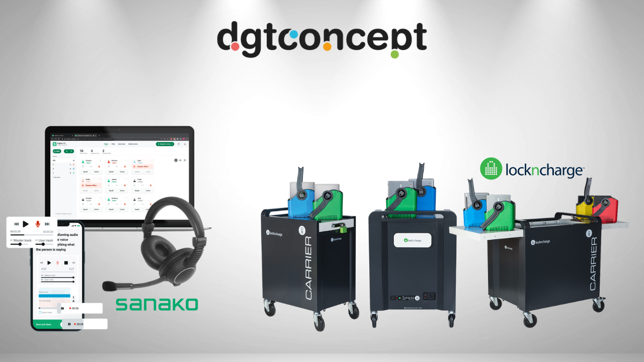 Sanako, LocknCharge et DGT Concept s’associent pour révolutionner l’apprentissage mobile dans vos établissements